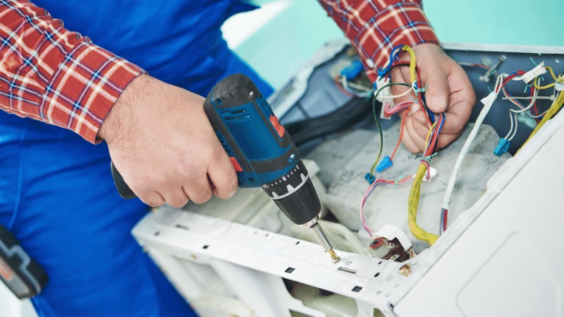Beypazarı Fondital Fondital çamaşır makinesi kart tamiri – Su almama arızası orijinal parça ile giderildi. - Teknik servis örneği